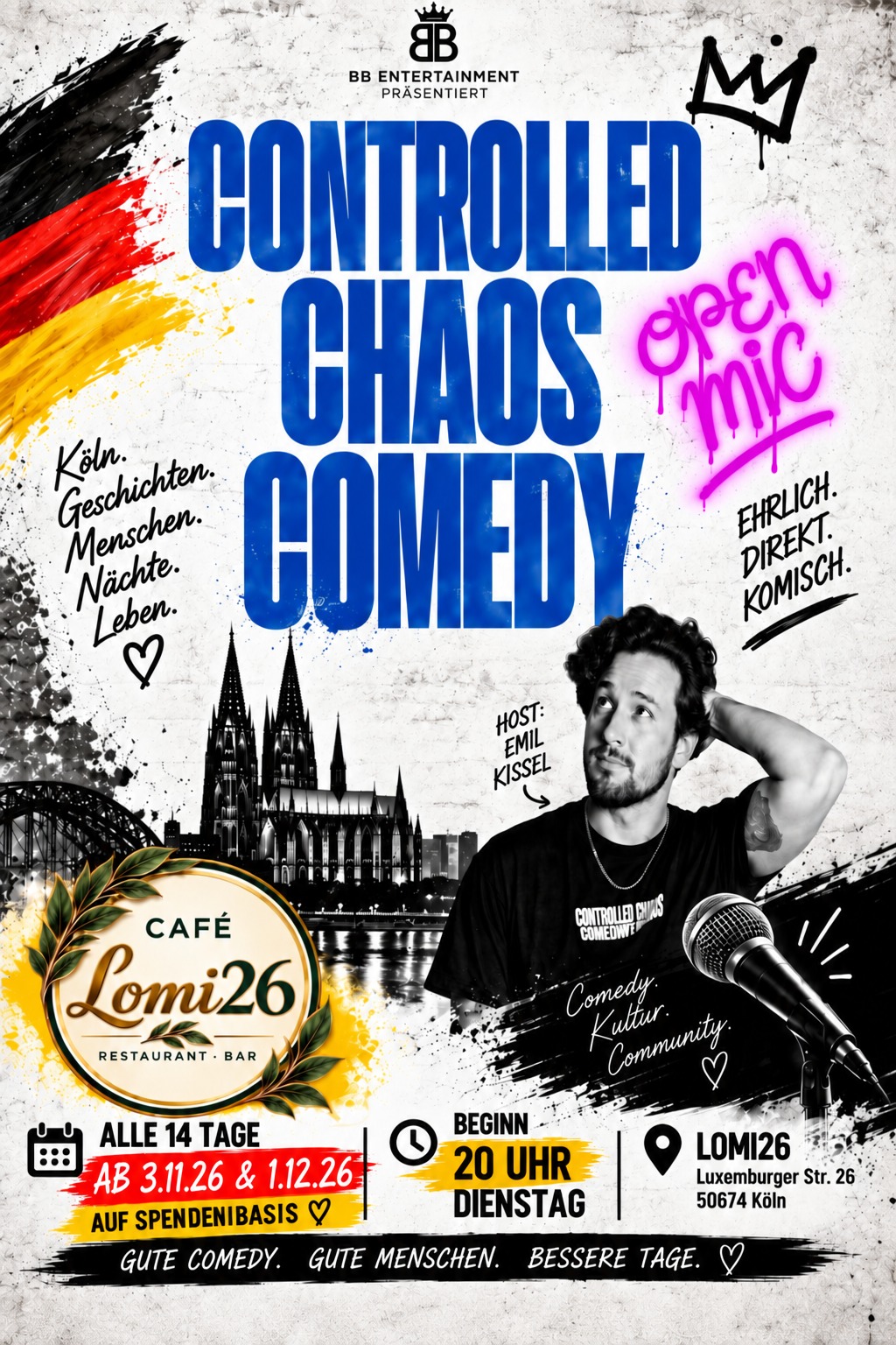 Open Mic Comedy Köln Lomi 26
