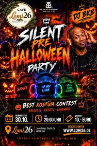 30.10.26 – Silent Pre-Halloween Party 🎧🎃