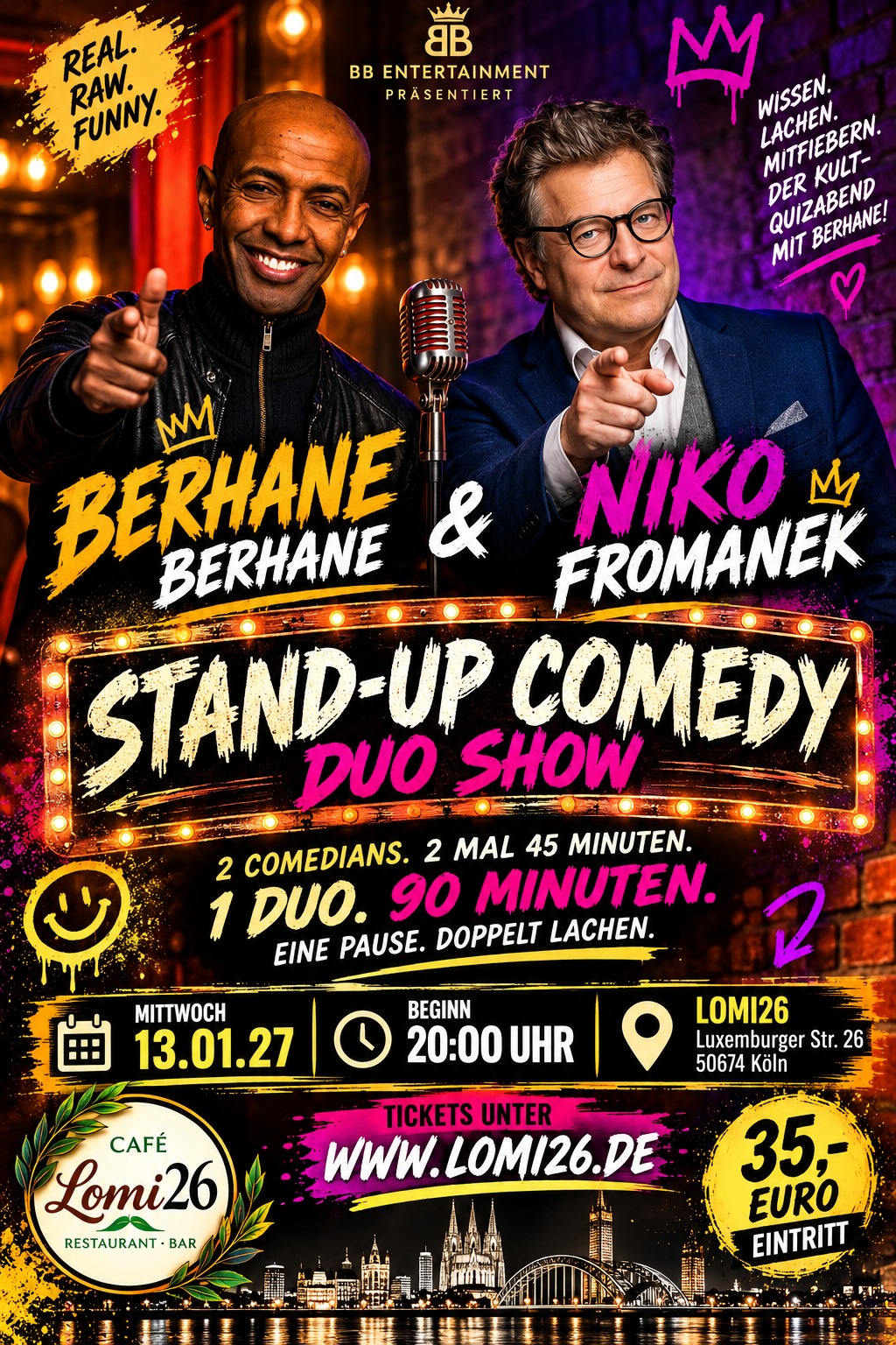 Stand Up Comedy Köln Lomi26