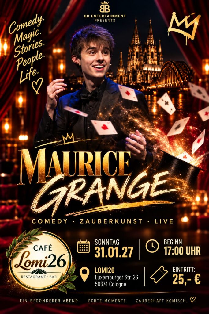 Lomi26 Veranstaltungen Januar 2027 Comedy Köln